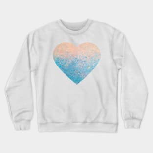 Coloful heart art Crewneck Sweatshirt